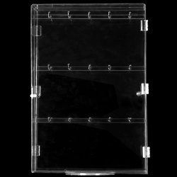 MB Display Case with Swivel (002) (L=20*W=13.7*D=6.5 inch) - White